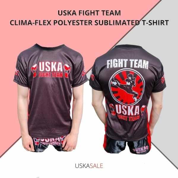 USKA Fight Team Old Style Sublimated Fight T-Shirt