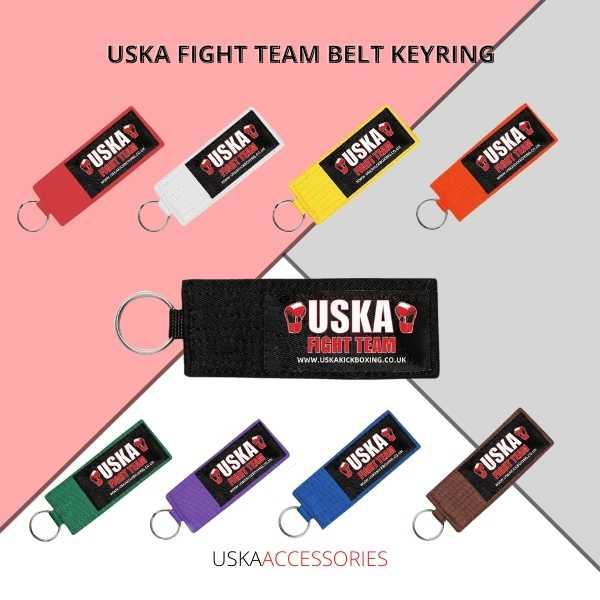 USKA Fight Team Belt Keyring