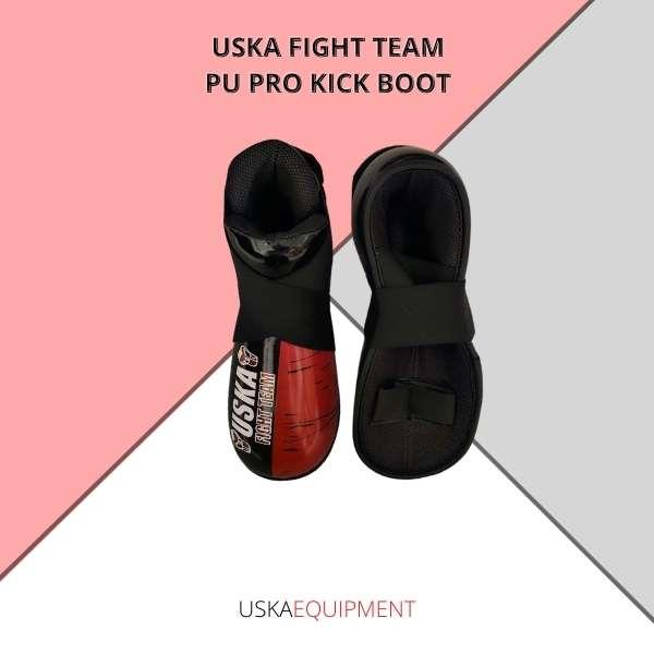 Bespoke One Off Sample USKA Fight Team Pro PU Kick Boot (Sale)