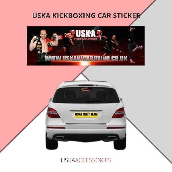 USKA Kickboxing Car Sticker